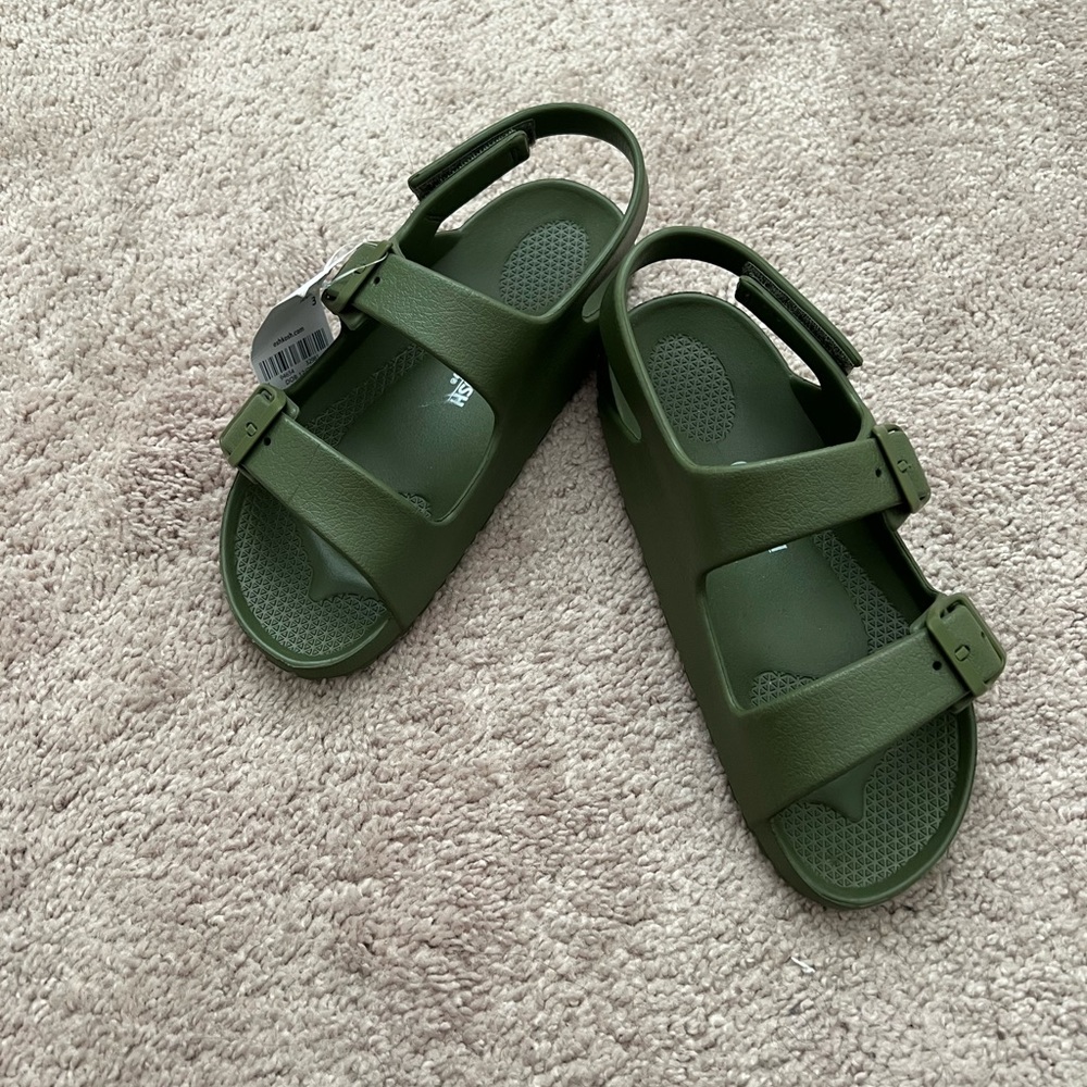 New Oshkosh Olive Green Sandals
